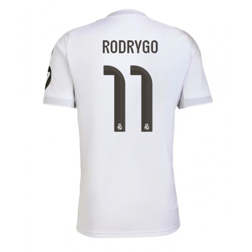 Fotbalové Dres Real Madrid Rodrygo Goes #11 Domácí 2025-26 Krátký Rukáv